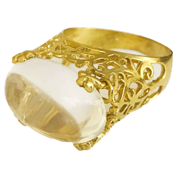 خاتم درّ النجف فضة للنساء - نگار