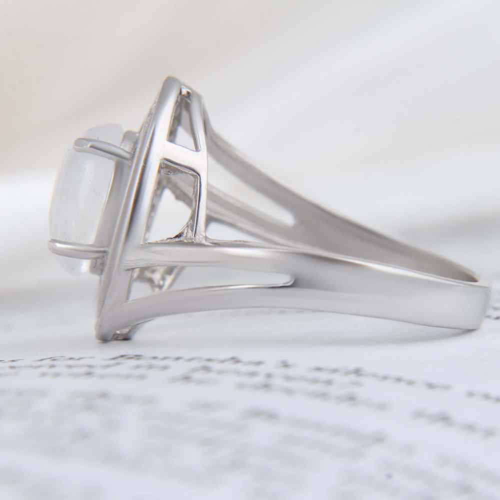 خاتم درّ النجف فضة للنساء للخطوبة – فرحة رها