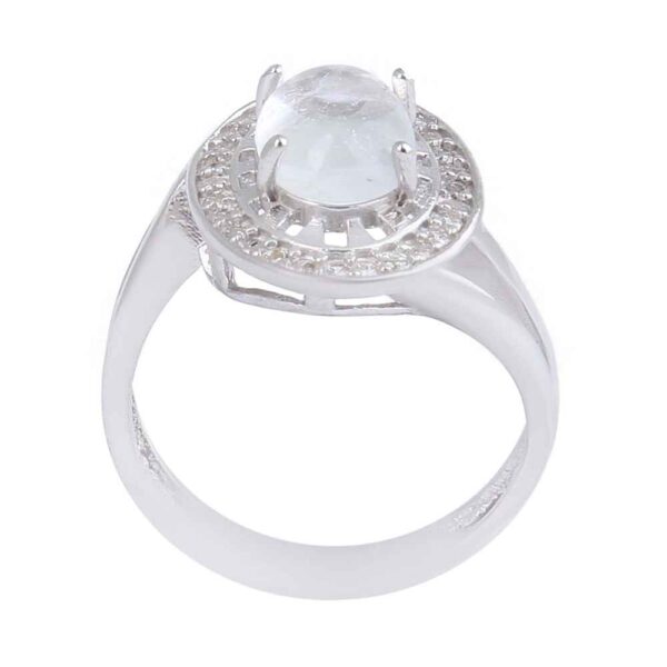 خاتم درّ النجف فضة للنساء للخطوبة - فرحة رها