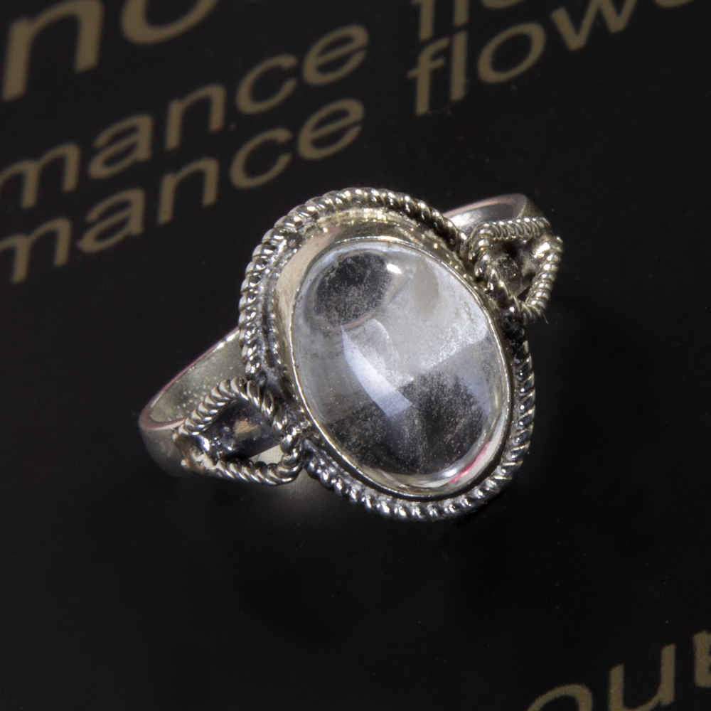 خاتم درّ النجف فضة للنساء للخطوبة – زهرة