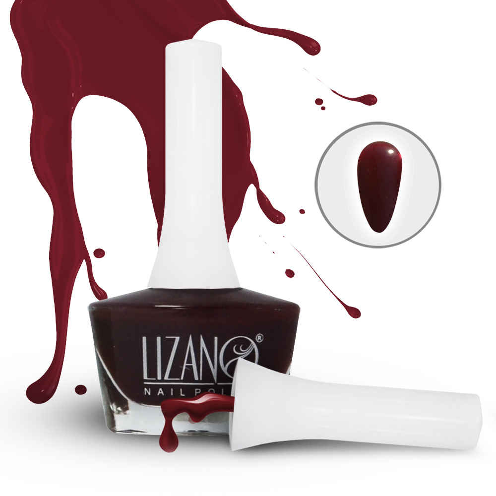 طلاء أظافر حلال بلمسة لامعة وقابل للتنفس بألوان داكنة (6x)