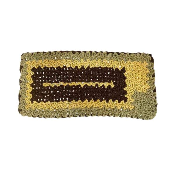 سجادة أرضية مكرامية مصنوعة يدويًا من بوهو – تصميم جيلا