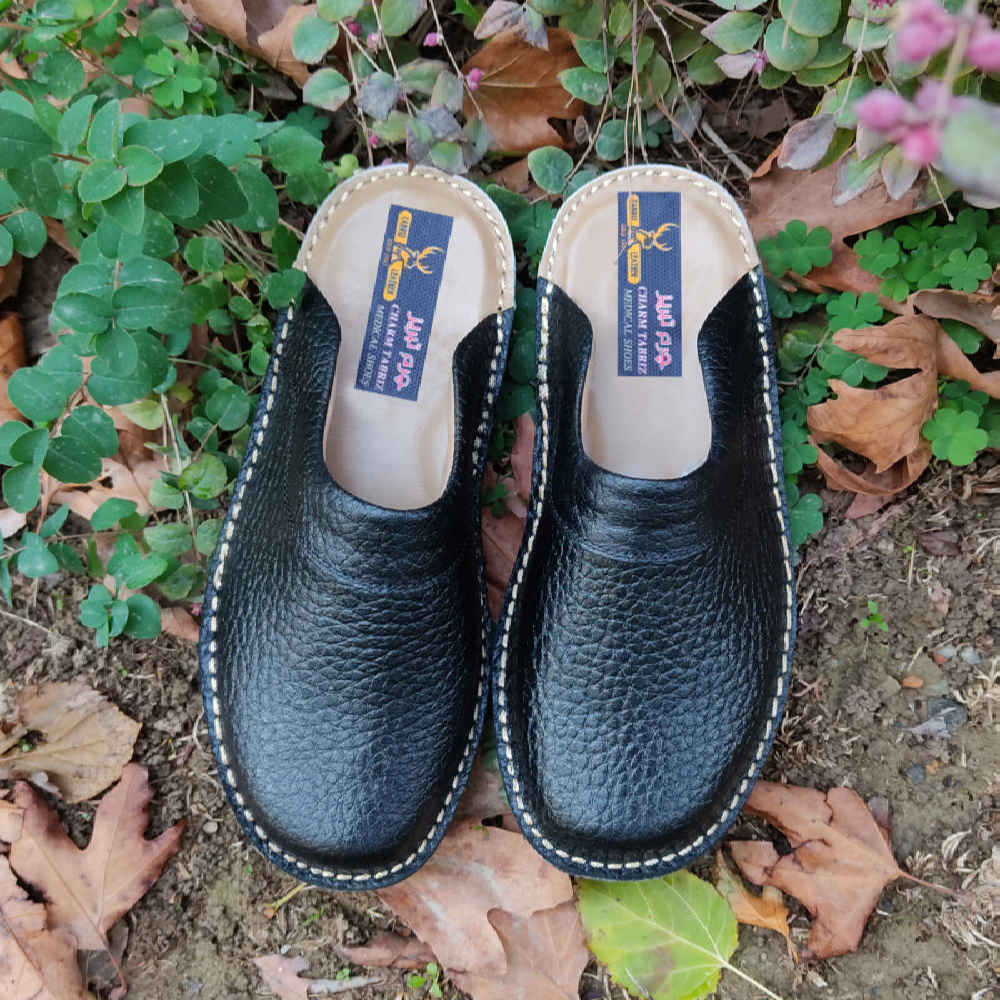 نعلين إسلامي بتصميم جلد حقيقي للرجال