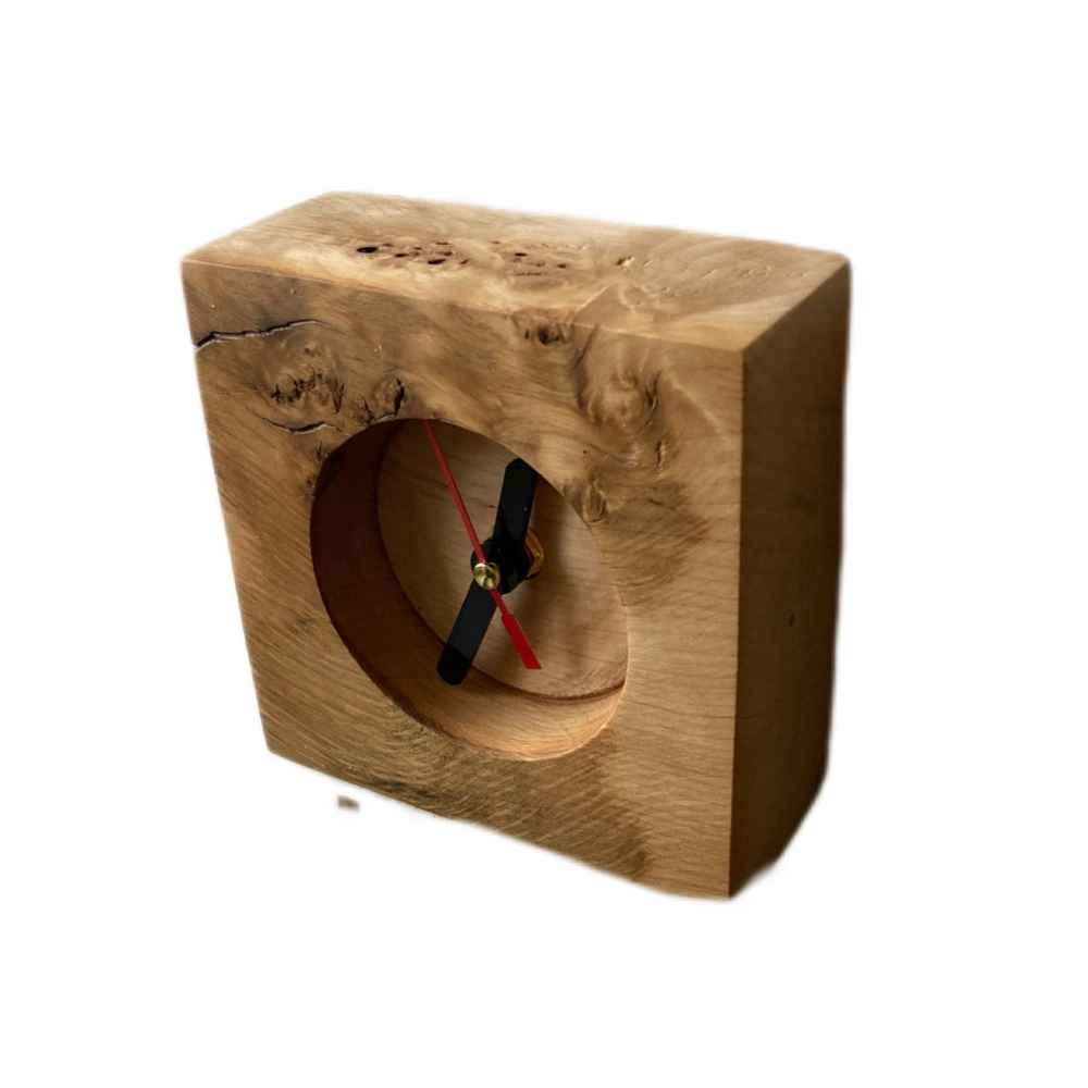 ساعة مكتب خشبية حديثة بنمط هاتف