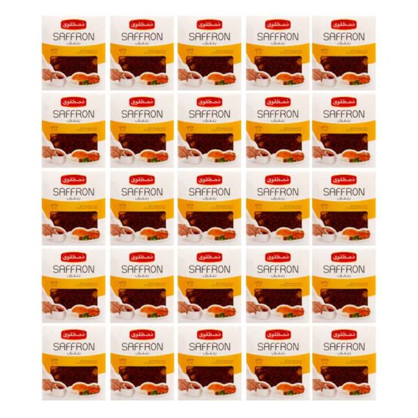 زعفران إيراني أصيل سرغول مصطفوي 1 جرام (25x)