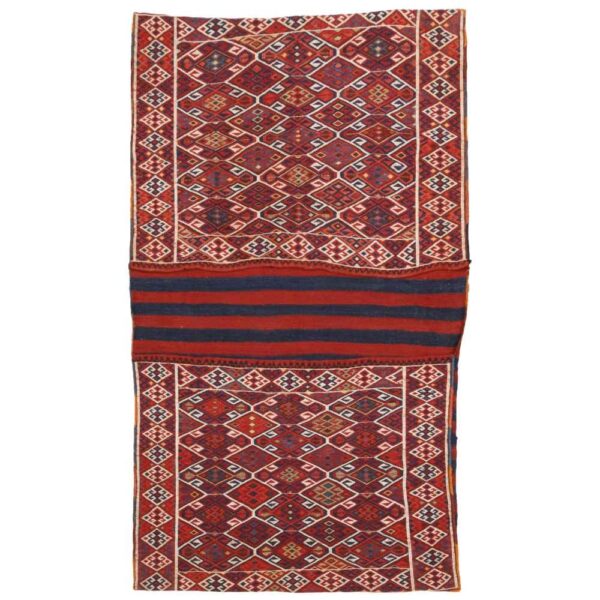 حقيبة سرج إيرانية عتيقة – مصنوعة يدويًا ومستعملة - غوغان