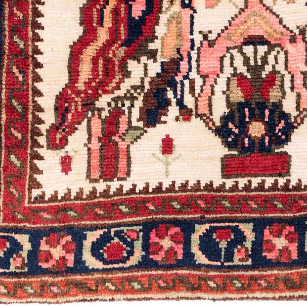 حقيبة سرج إيرانية عتيقة – مصنوعة يدويًا ومستعملة – جلال