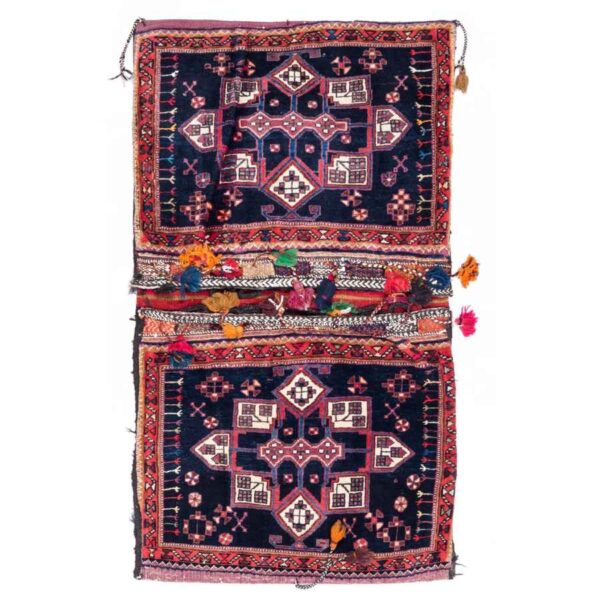 حقيبة سرج إيرانية عتيقة – مصنوعة يدويًا ومستعملة - سهى