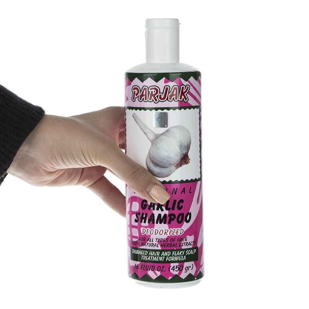 شامبو برجك بالثوم لجميع أنواع الشعر – يقوي ويعزز النمو (عبوة من 4)