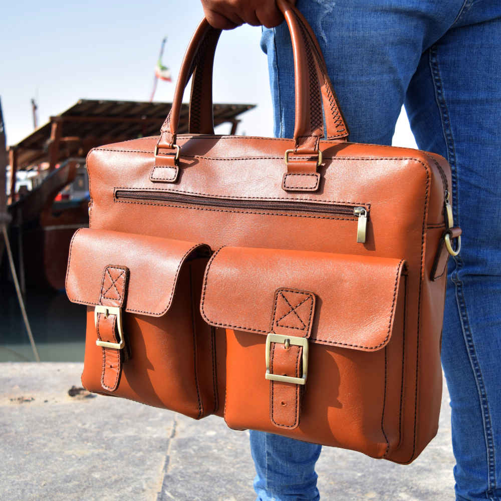 حقيبة جلدية إيرانية – موديل الإمبراطور