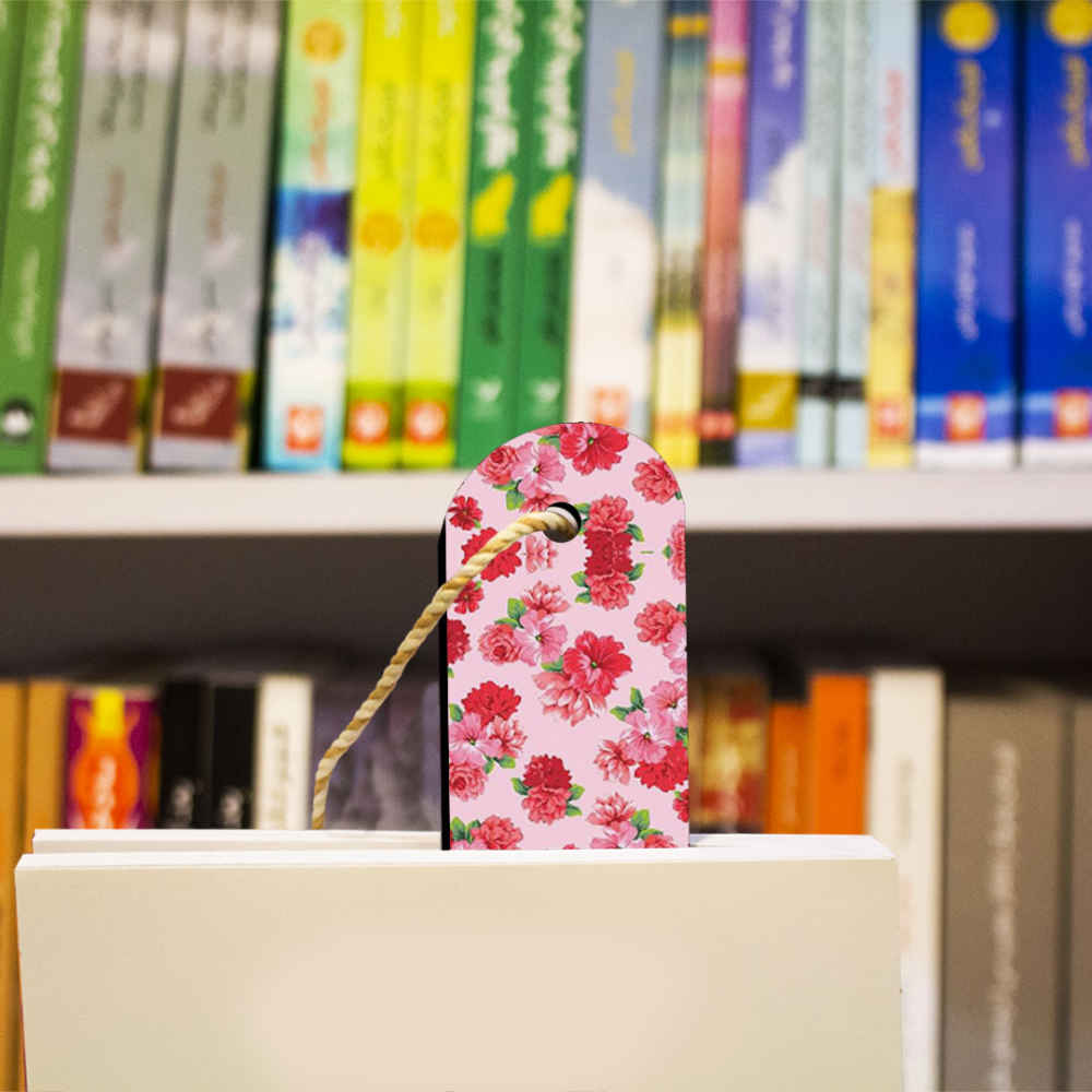 فاصل كتاب خشبي مستوحى من الفن الإيراني – موديل يو