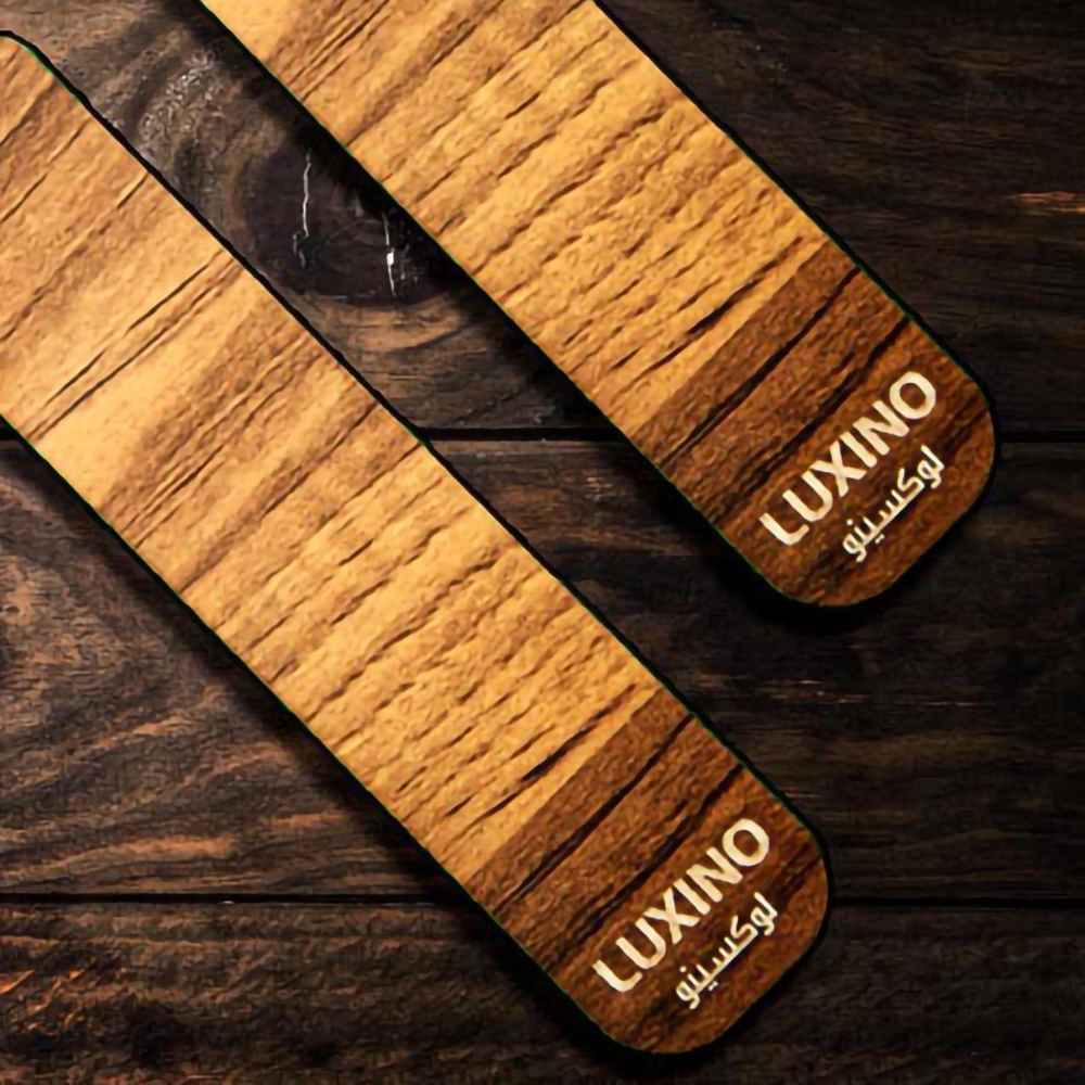 فاصل كتاب خشبي مستوحى من الفن الإيراني – خاتون – مجموعة من 2