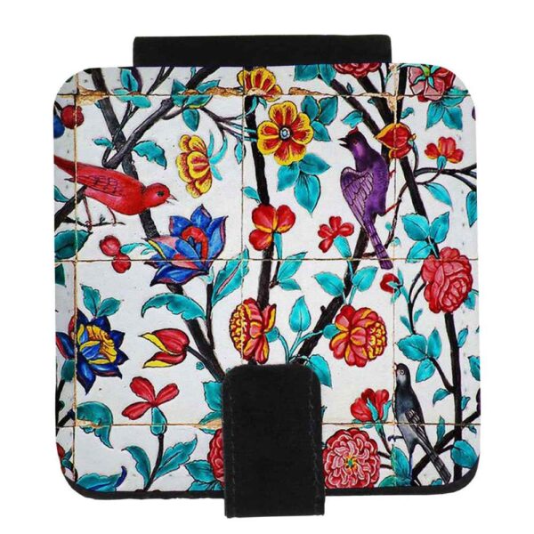 مرآة جيب بنقشة بوتيه مستوحاة من الفن الإيراني