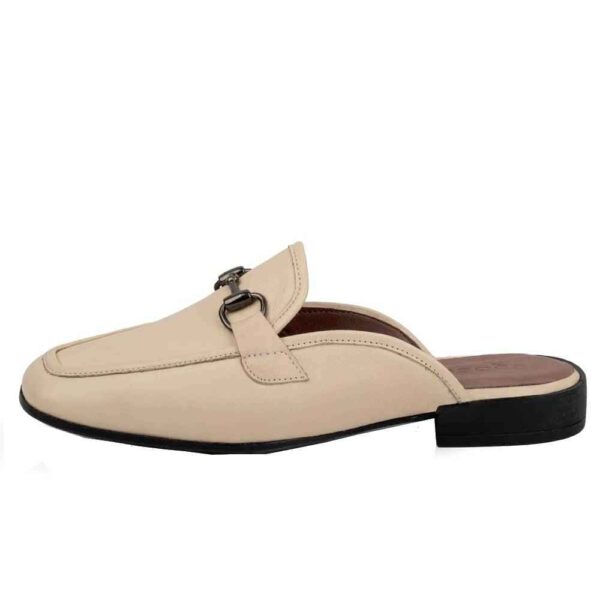 حذاء ميول جلد طبيعي للنساء، موديل كروكو