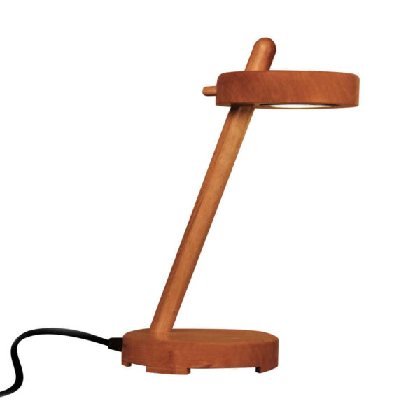 مصباح مكتب خشبي قابل للتعديل مصنوع يدوياً N27