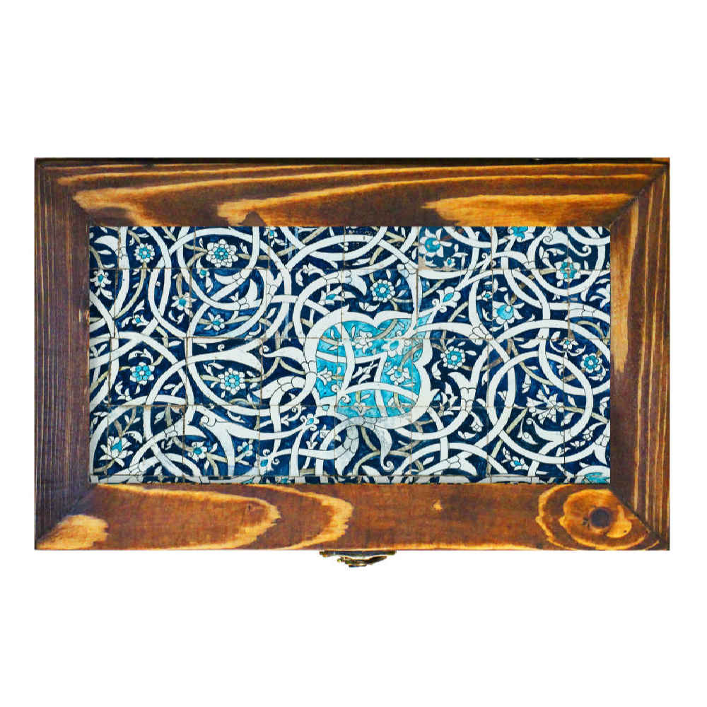 صندوق تخزين أدوات المائدة الخشبي نموذج سوناتي