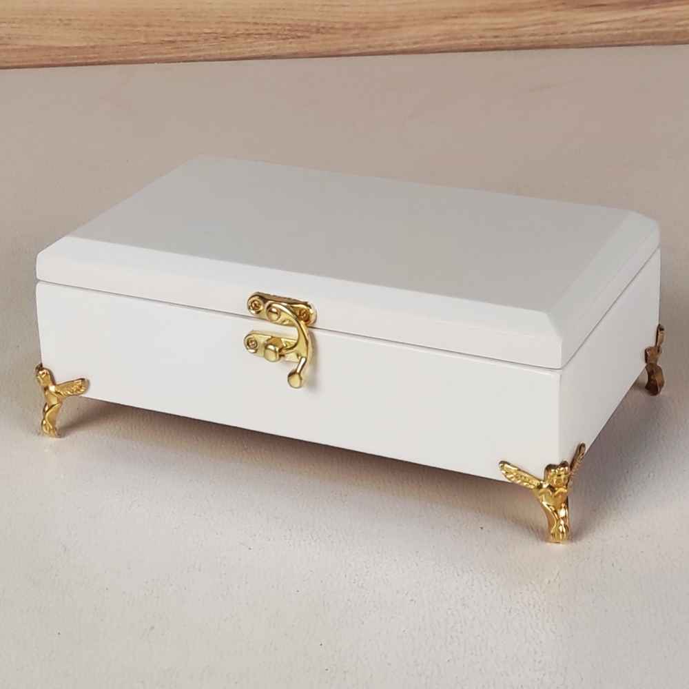 صندوق تخزين أدوات المائدة الخشبي نموذج ديان