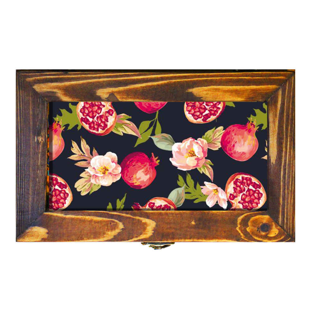 صندوق تخزين أدوات المائدة الخشبي نموذج يلدا