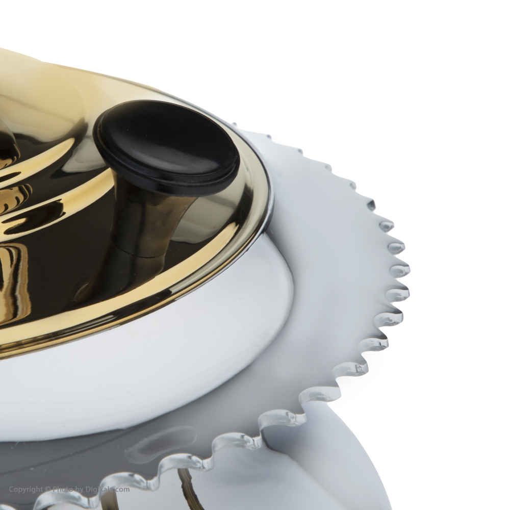 سماور إيراني غازي لصنع الشاي بتشطيب ناعم 6 لترات