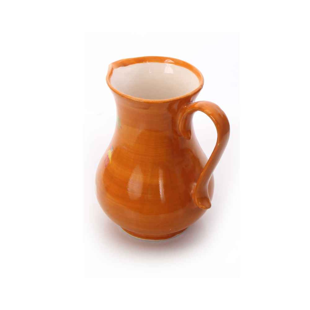 إبريق فخاري إيراني مصنوع يدويًا بتصميم تقليدي