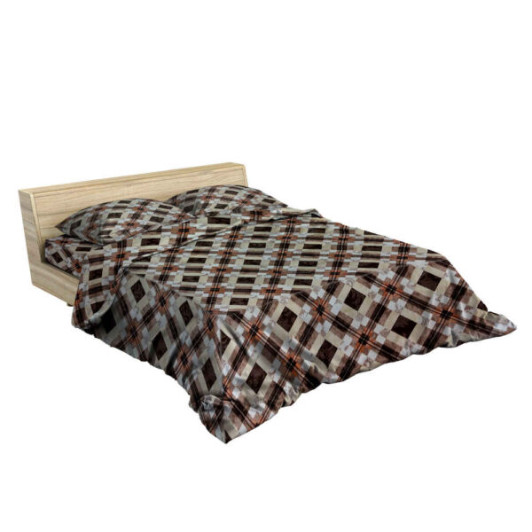 غطاء لحاف مزدوج من القطن والبوليستر – ناعم جدًا، طراز لادن