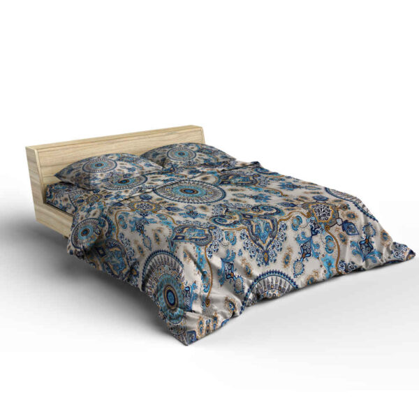 غطاء لحاف مزدوج من القطن والبوليستر – ناعم جدًا، طراز ترمه