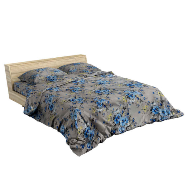 غطاء لحاف مزدوج من القطن والبوليستر – ناعم جدًا، طراز تينا