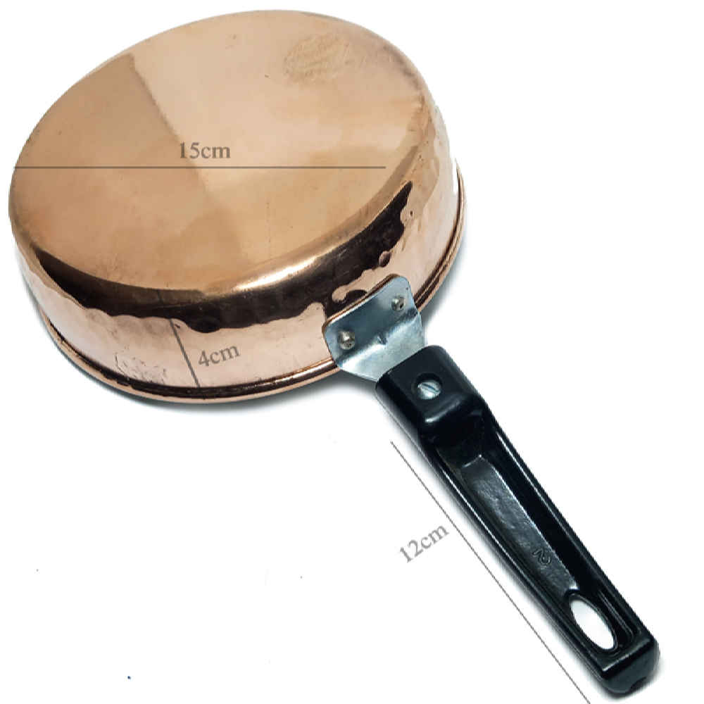 مقلاة نحاسية إيرانية مصنوعة يدويًا – تصميم أبّتين