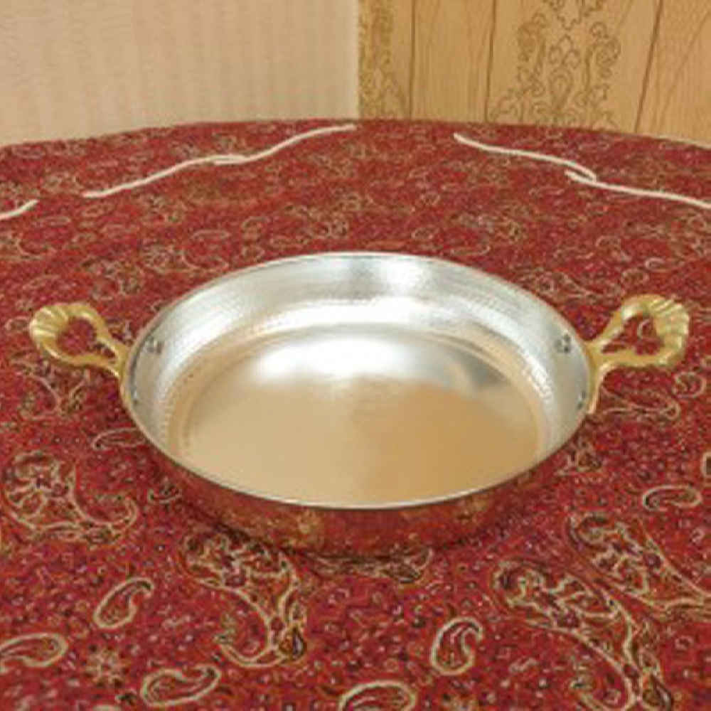 مقلاة نحاسية إيرانية مصنوعة يدويًا – تصميم آزين
