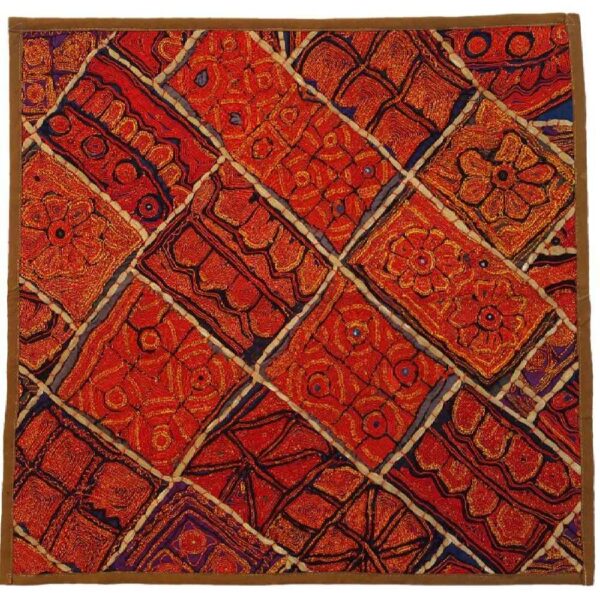 سجادة طاولة مطرزة تقليدية متنوعة الألوان، طراز فانيا