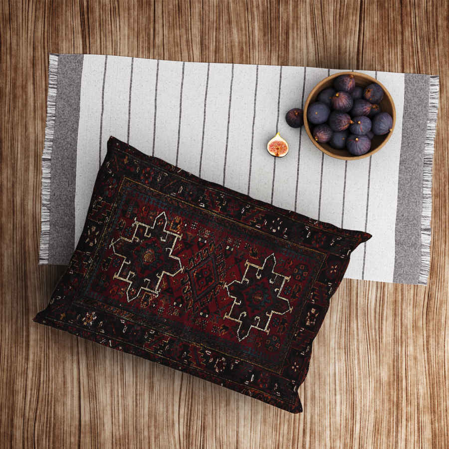 غطاء مخدة مخمل إيراني – حجم قياسي موديل بينا – أناقة خالدة (x2)