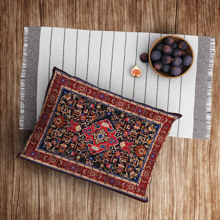 غطاء مخدة مخمل إيراني – حجم قياسي موديل فرحناز – راحة فاخرة (x2)