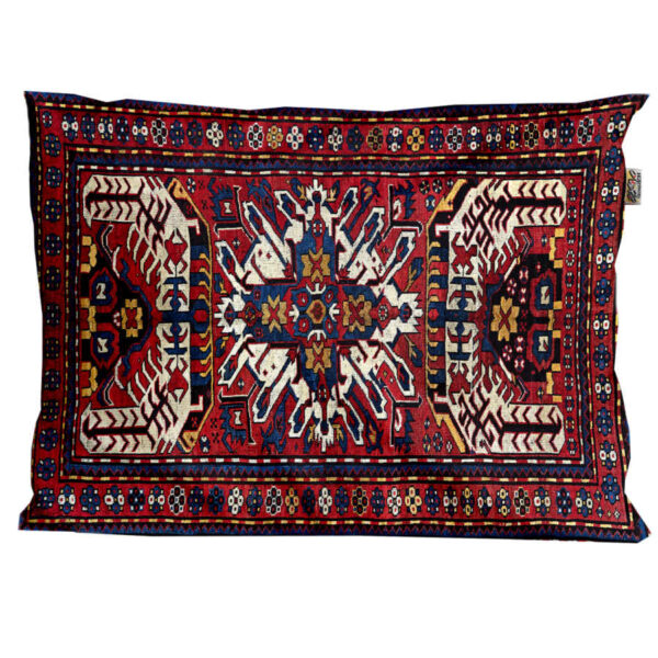 غطاء مخدة مخمل إيراني – حجم قياسي موديل هزارداستان – فاخرة وفريدة (x2)