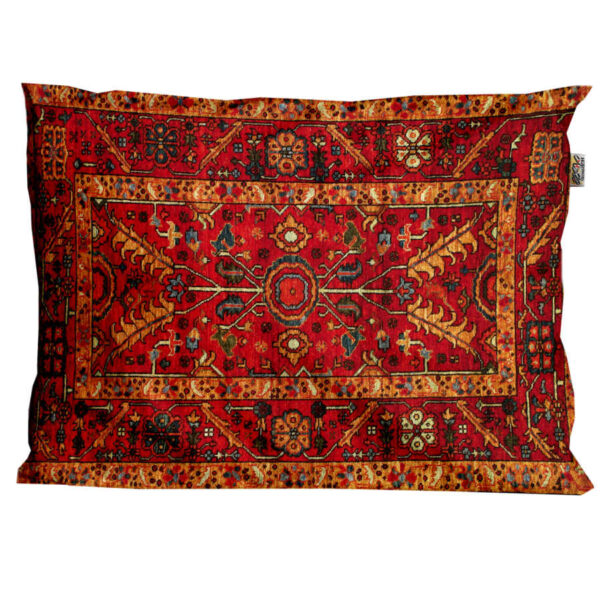 غطاء مخدة مخمل إيراني – حجم قياسي موديل پناه – تصميم رفيع (x2)