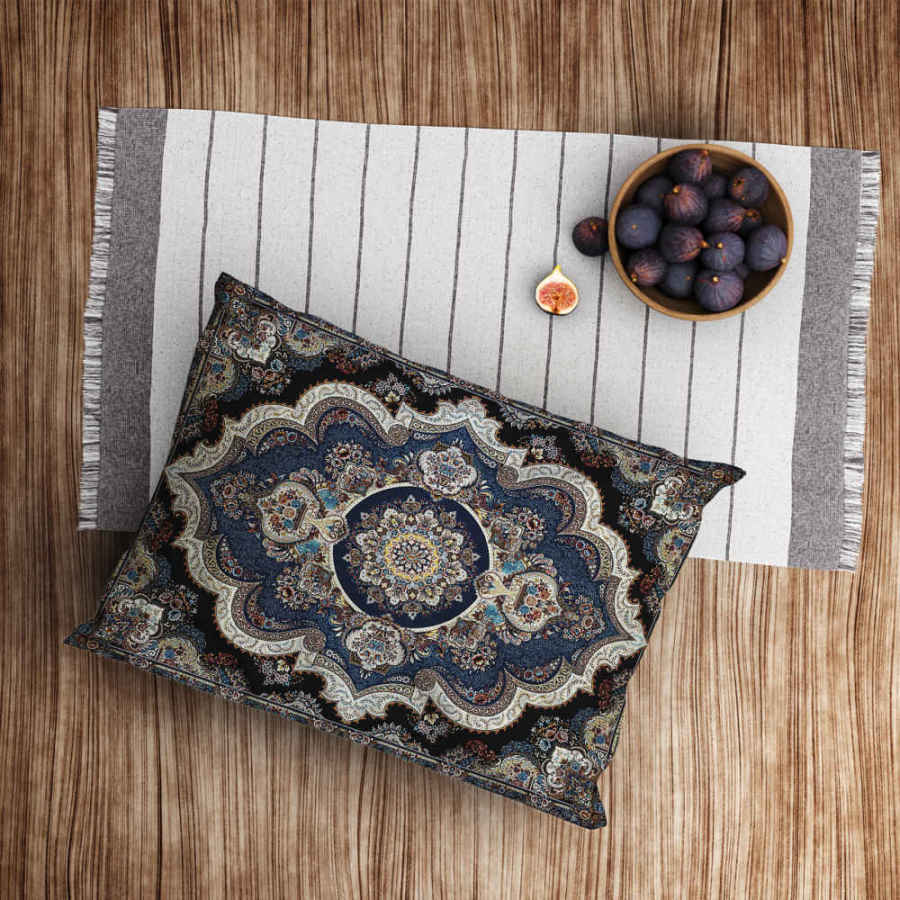 غطاء مخدة مخمل إيراني – حجم قياسي موديل صنعي – أنيقة ومريحة (x2)