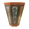 سلة نفايات خشبية إيرانية – طراز خاتمكاري گلستان