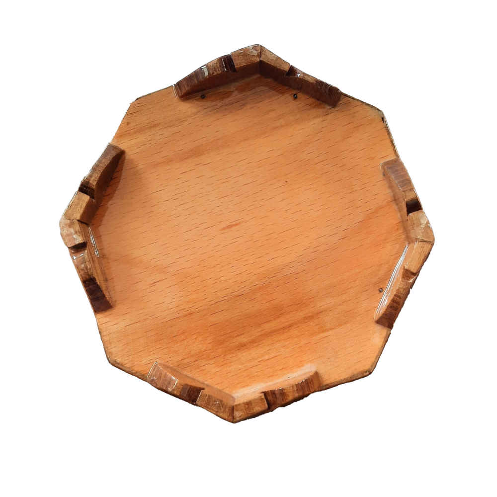 سلة نفايات خشبية إيرانية – نمط خاتمكاري هلال