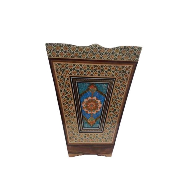 سلة نفايات خشبية إيرانية – نموذج خاتمكاري مهسا