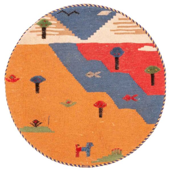 غطاء وسادة كليم إيراني منسوج يدويًا موديل درنا