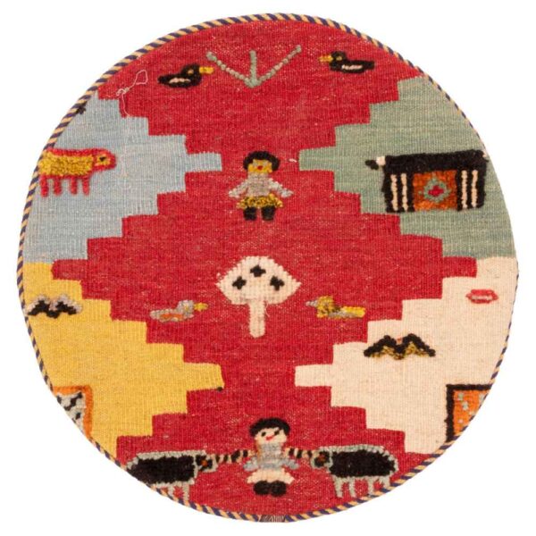 غطاء وسادة كليم إيراني منسوج يدويًا موديل كيانا