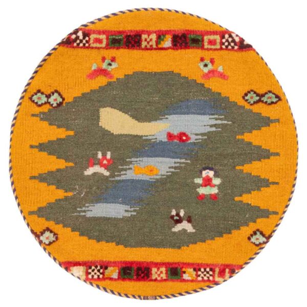 غطاء وسادة كليم إيراني منسوج يدويًا موديل ريما