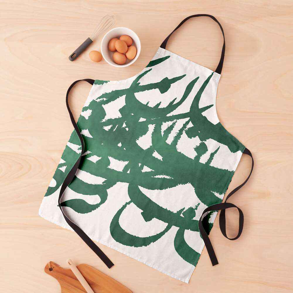 مريلة المطبخ من الكتان الإيراني نموذج نشان