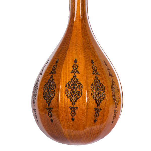 الآلة الوترية الإيرانية “سهتار” مصنوعة يدوياً بواسطة مفاخري – طراز محترق