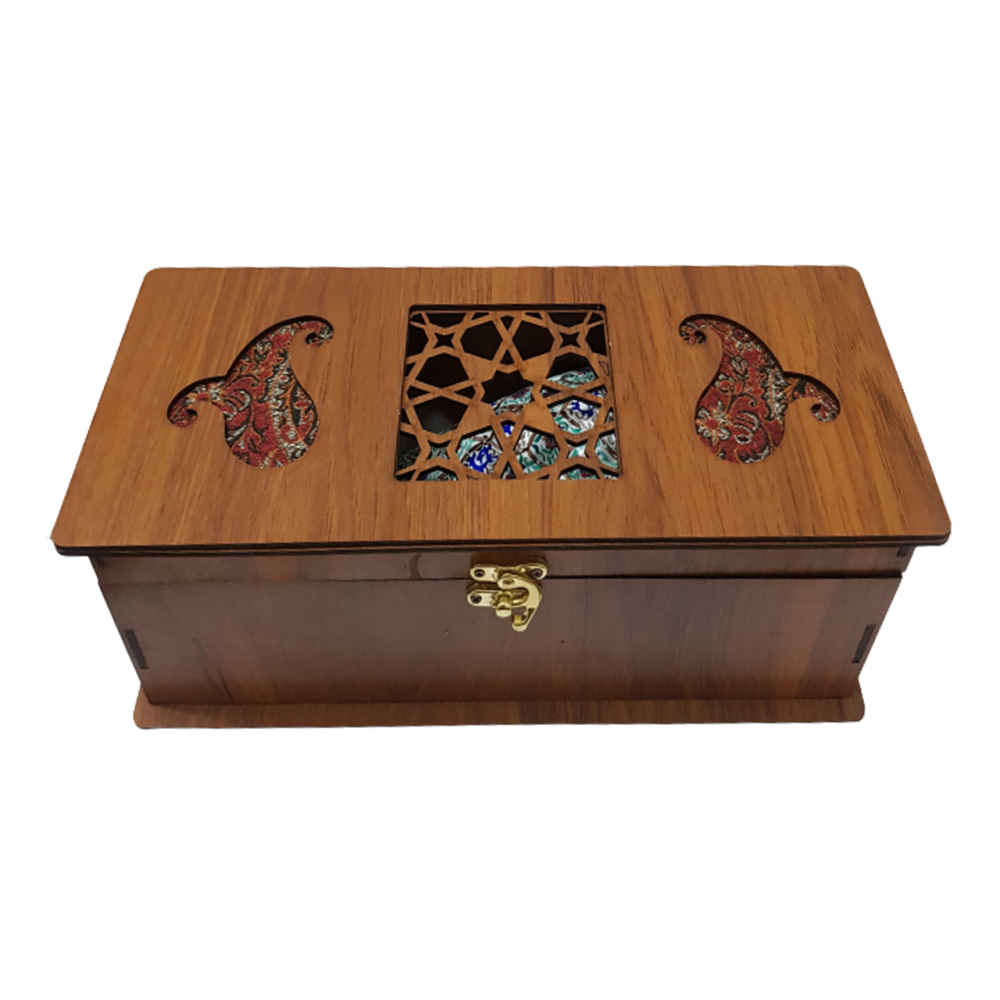 مزهرية نحاسية زخرفية بميناكاري إيراني فاسا