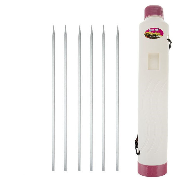 مجموعة مُوقد الشواء الإيراني المحمول – ستانلس ستيل و أسياخ