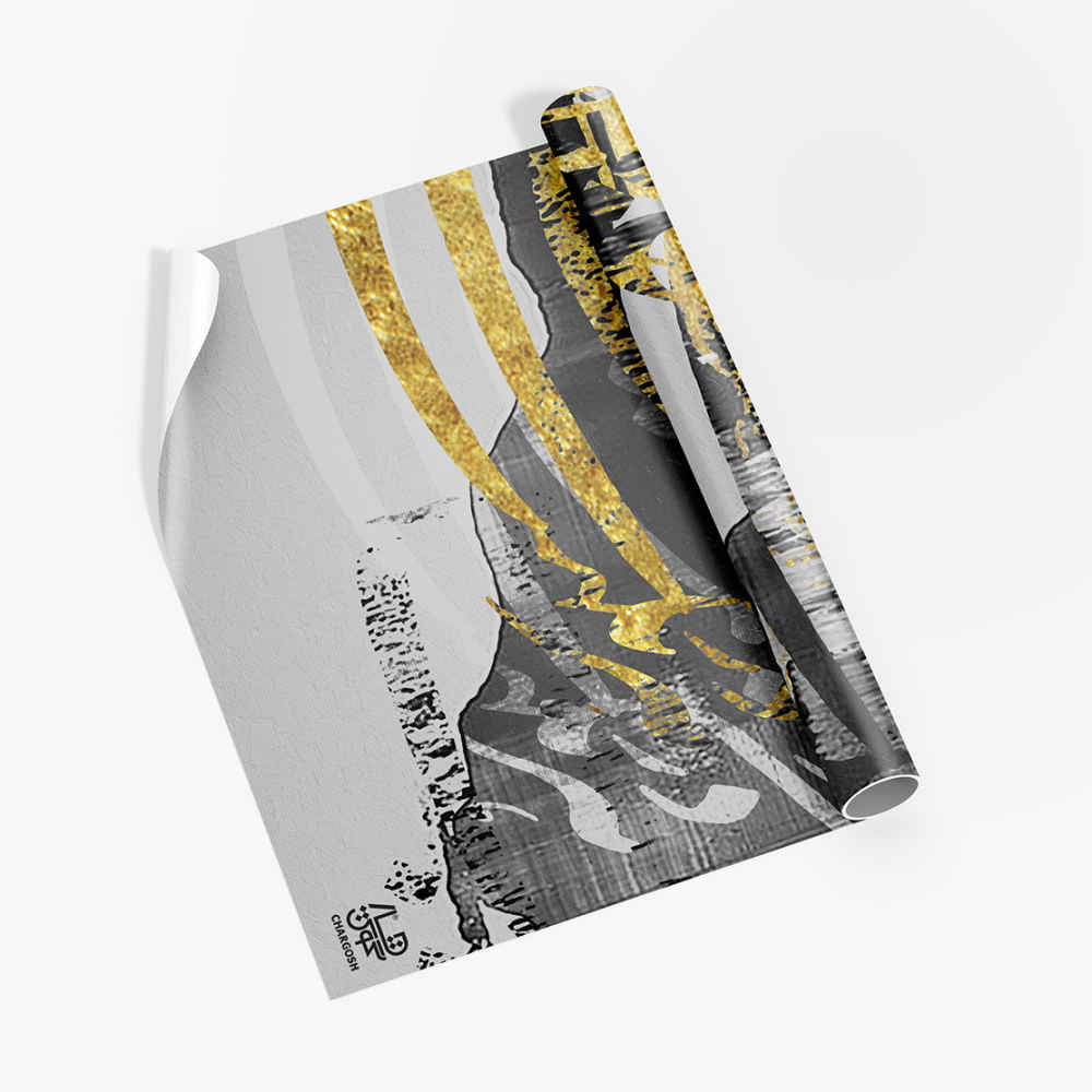 ورق حائط الخط الفارسي نموذج مستی للمساحات الداخلية الحديثة