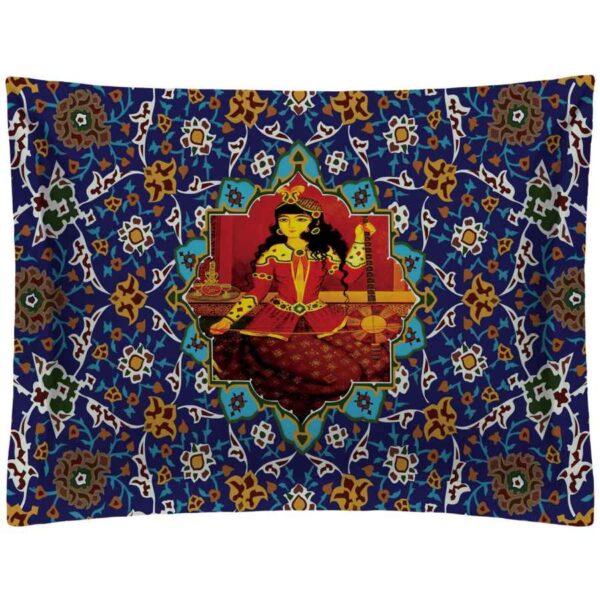 غطاء مخدة مخمل إيراني – حجم قياسي موديل بانو (x2)