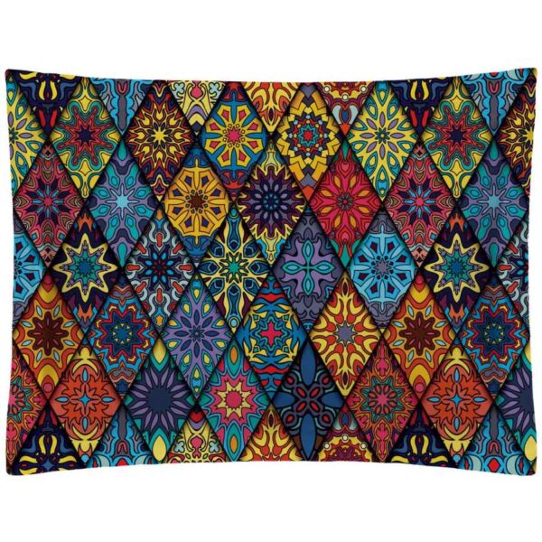 غطاء مخدة مخمل إيراني – حجم قياسي موديل جانا (x2)