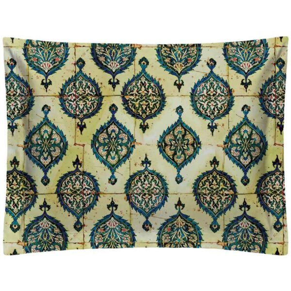 غطاء مخدة مخمل إيراني – حجم قياسي موديل كاشي (x2)