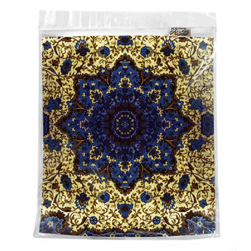 غطاء مخدة مخمل إيراني – حجم قياسي بتصميم تقليدي (x2)